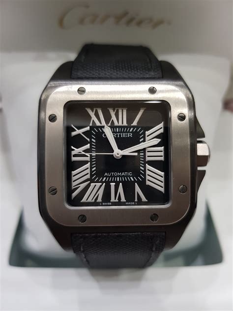 cartier santos ladies pre owned|cartier santos 100 xl diamond.